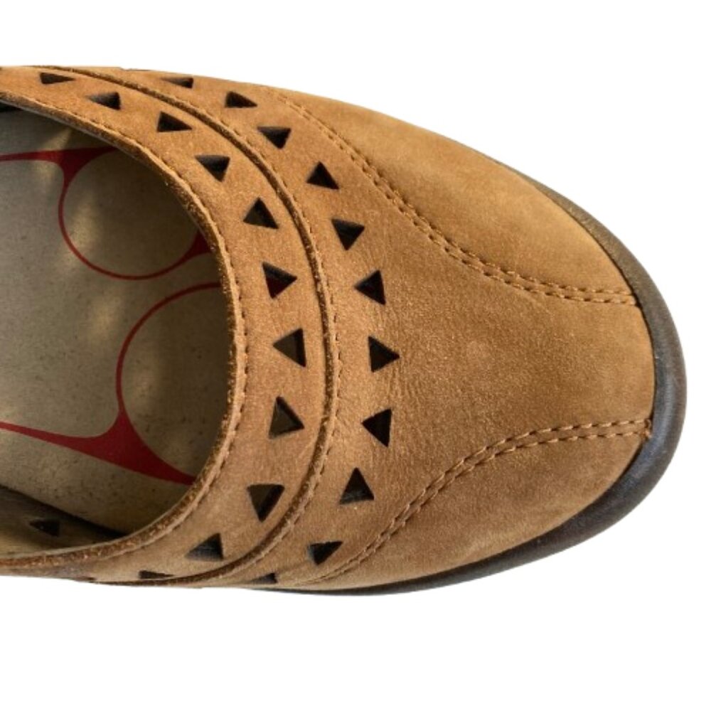 Bionica Suede Mary Jane Shoes Matia Brown No Slip Soles Comfort Insoles, sz 9 - Picture 2 of 10